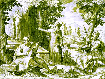 Girolamo Francastoro lecturing the Shepherd Syphilis
